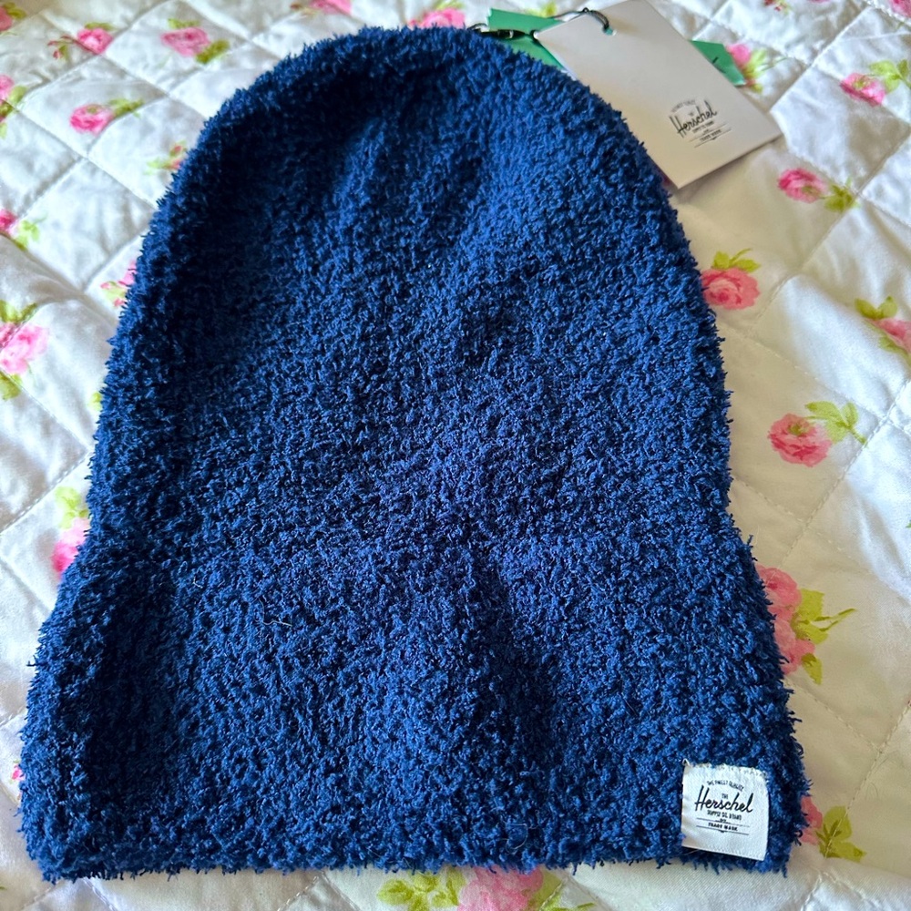 Herschel Supply Company Blue Knit Beanie Hat